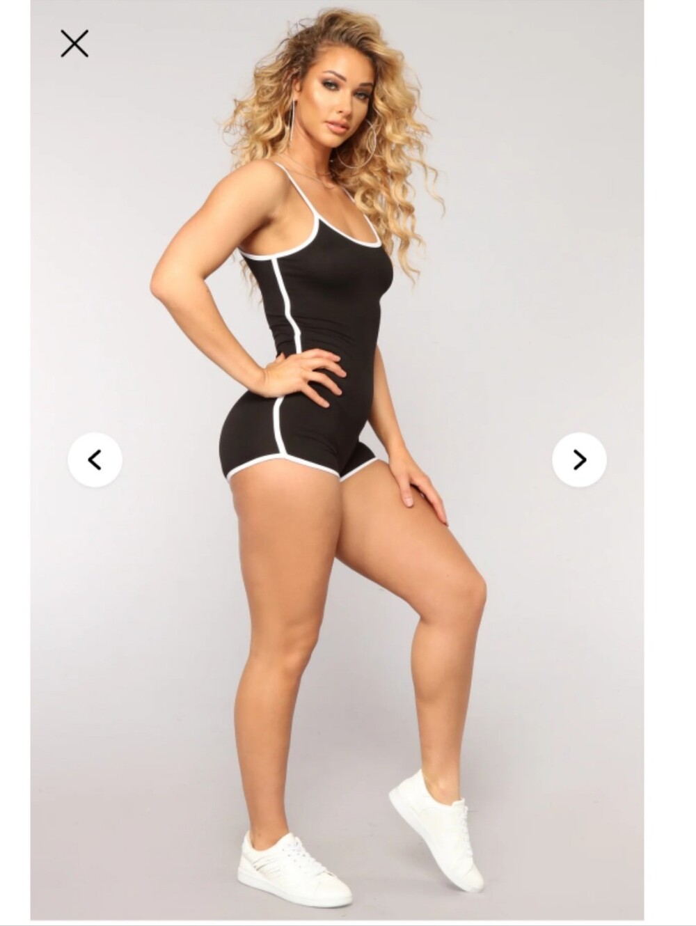 Go The Extra Mile Active Romper - Black